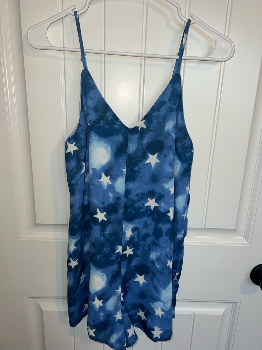 NWT! Stunning! Buddy Love Blue Star Fully Lined Romper 🇺🇸 Sz SMALL